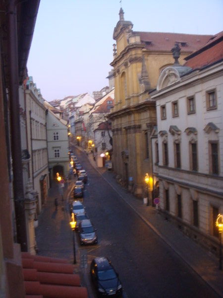 View from room in Prague