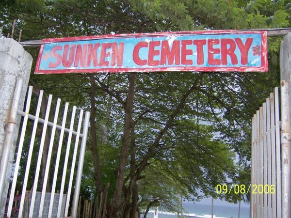 Entrance to Sunken Cemetery