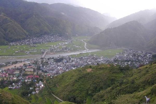 Town of Bontoc from a far