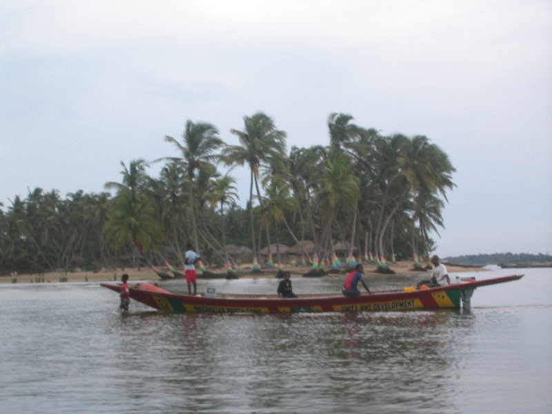 Boat on the Volta River