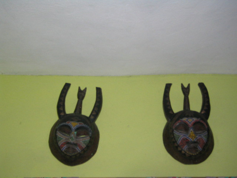 Masks inside our suite