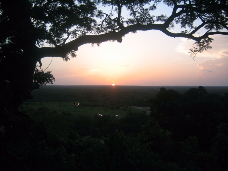 Sunset over Mole National Park