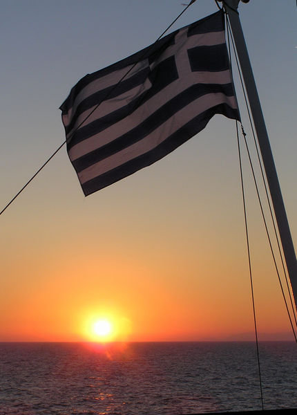 Perfect Greek Sunset