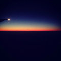 Sunrise in Perth while plane was leaving