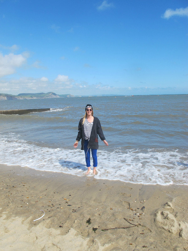 Feet in the English Channel