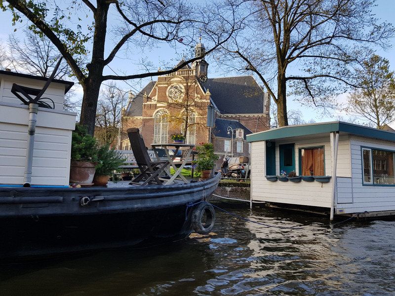Eine Bootsfahrt durch Amsterdam - Noorderkerk.