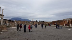 Das Forum von Pompeji.
