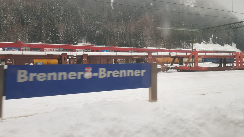 Nachmittags über den Brenner.