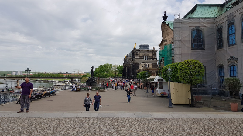 Das alte Zentrum von Dresden.