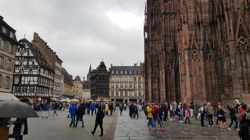 Die Kathedrale von Straßburg.