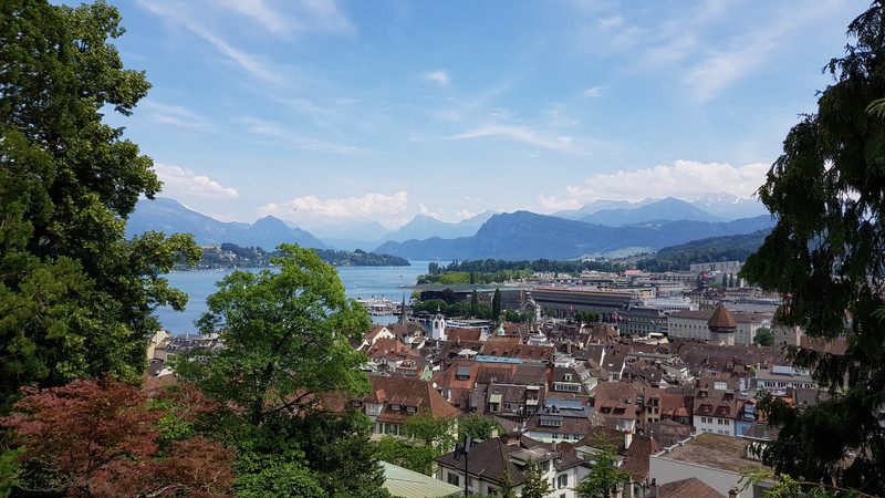 Blick auf Luzern.