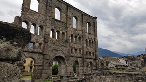 Römisches Theater in Aosta.