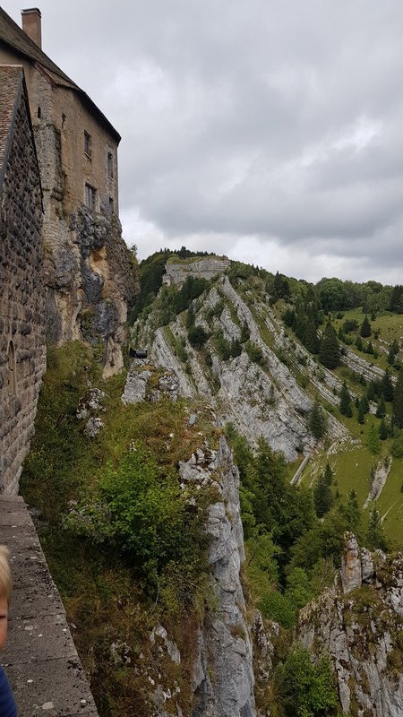 Chateau de Joux in der Franche-Comté.