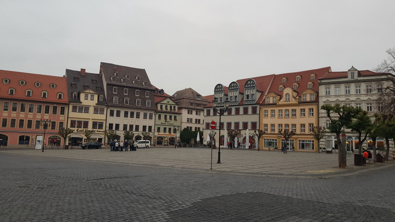 Der Marktplatz von Naumburg.