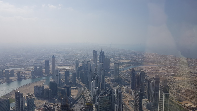 Blick vom Burj Khalifa.