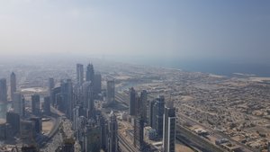 Blick vom Burj Khalifa.