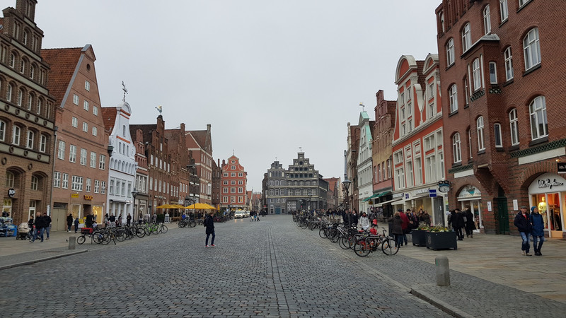 Spaziergang durch Lüneburg.
