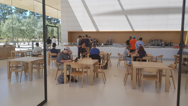 Besucherzentrum von Apple.