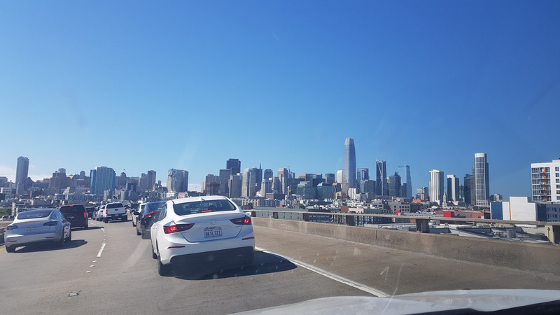 Fahrt nach San Francisco.