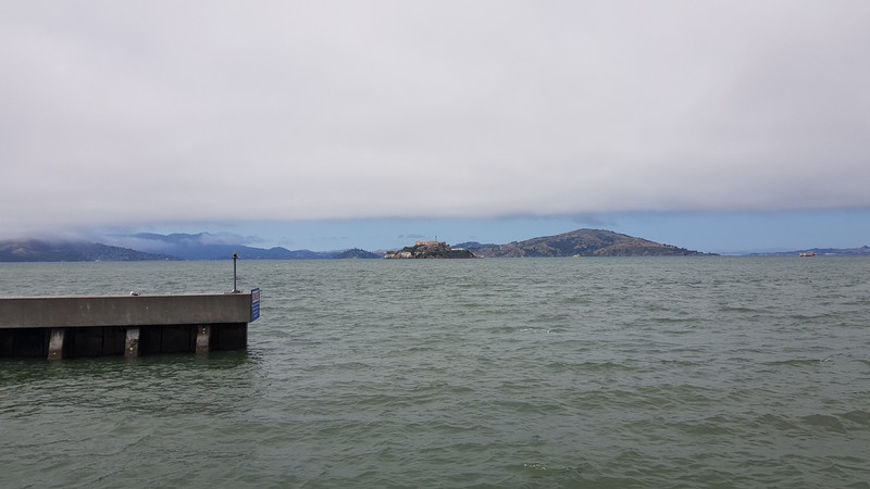 Blick auf Alcatraz.