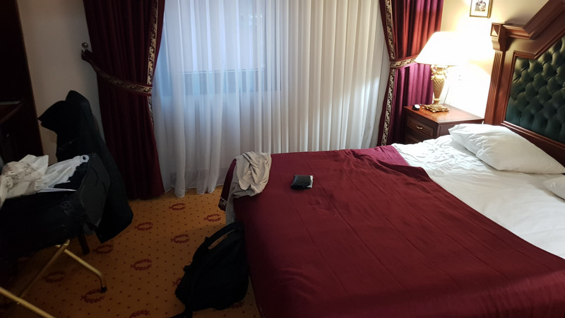 Mein Hotelzimmer in Ankara.