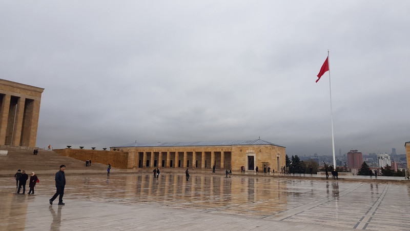 Das Atatürk Mausoleum.