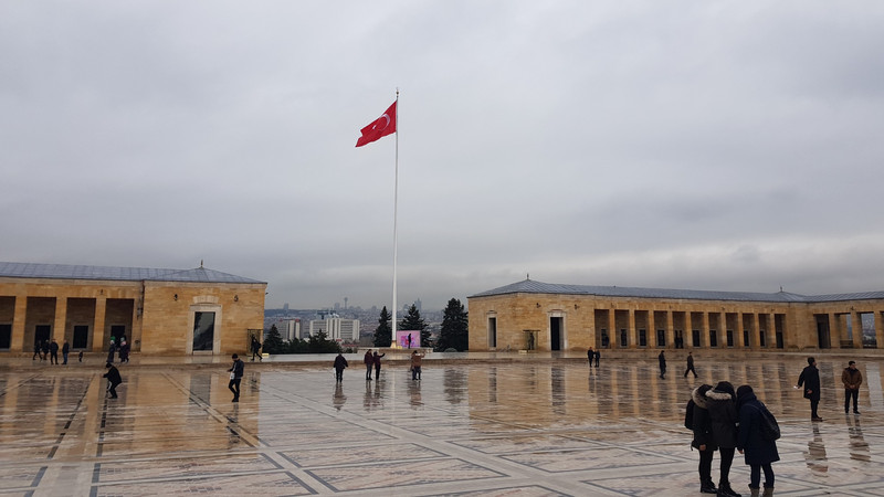 Das Atatürk Mausoleum.