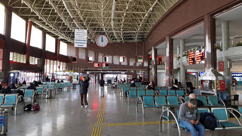 Der Busnbahnhof in Ankara.
