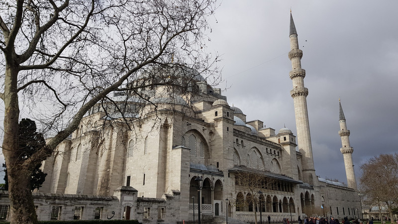 Die Suleymaniye Moschee.