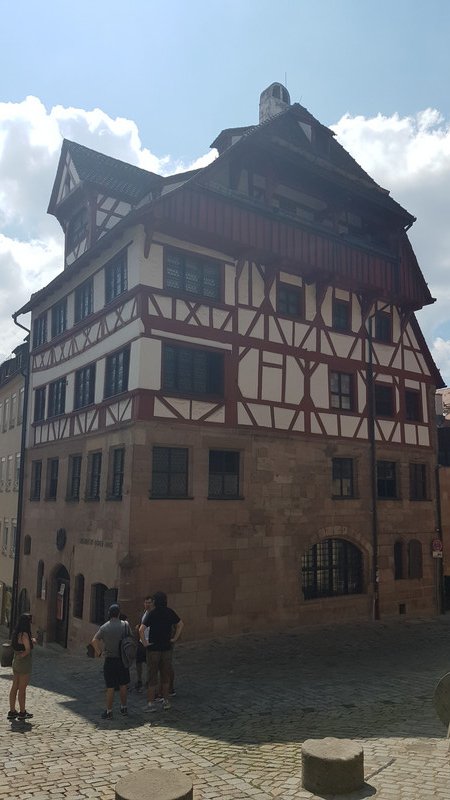 Das Albrecht Dürer Haus in Nürnberg.