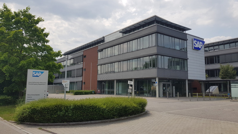 SAP Gebäude in Hallbergmoos.