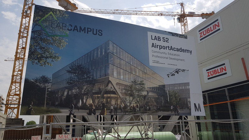 Neuer Campus am Flughafen.