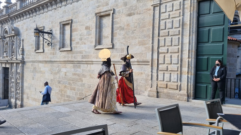 Spaziergang durch Santiago de Compostela.
