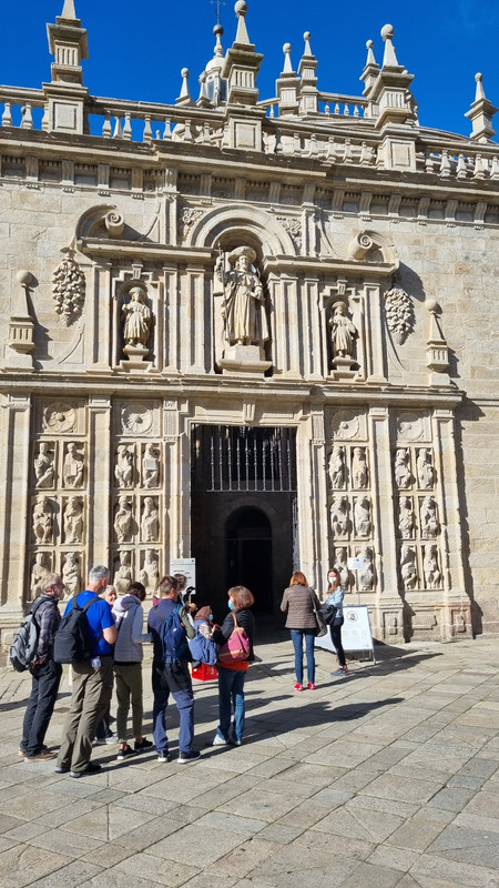 Spaziergang durch Santiago de Compostela.