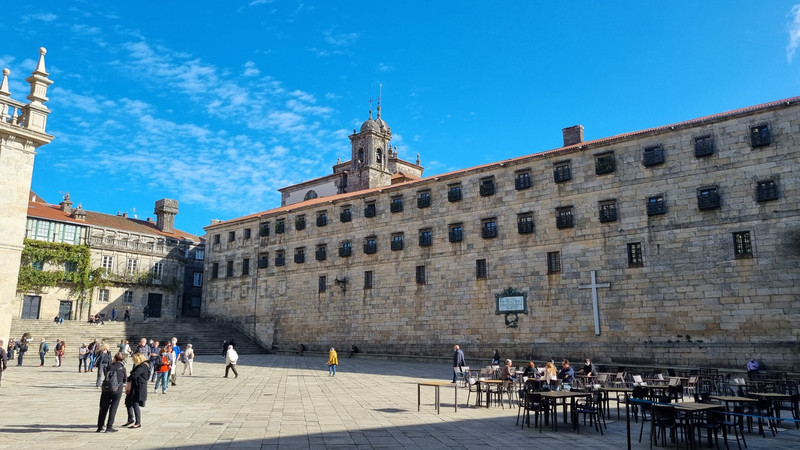 Spaziergang durch Santiago de Compostela.
