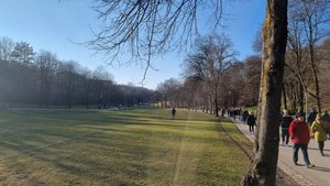 Spaziergang durch den Münchner Westpark.