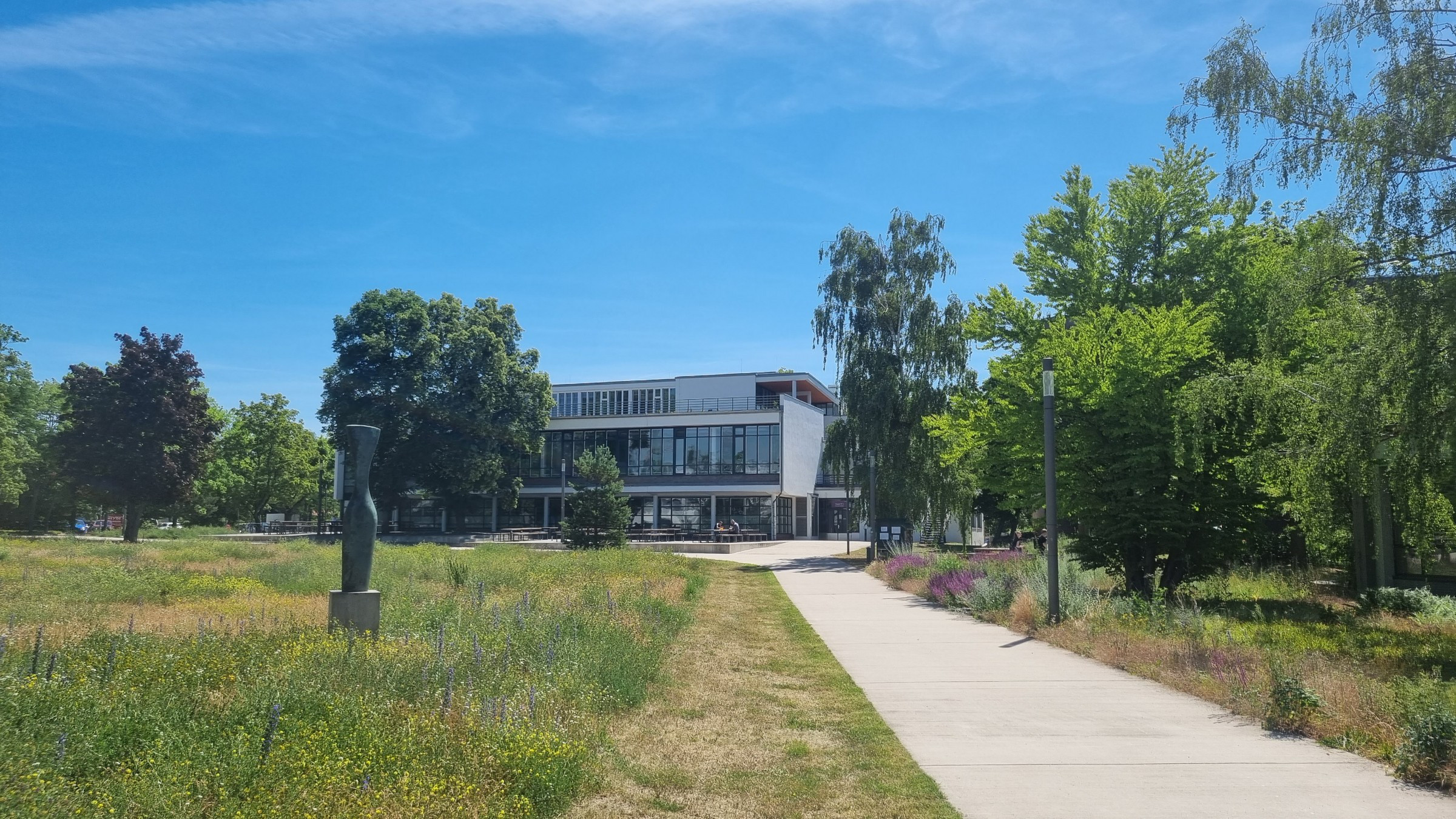 Bei der Freien Universität Berlin.  Photo