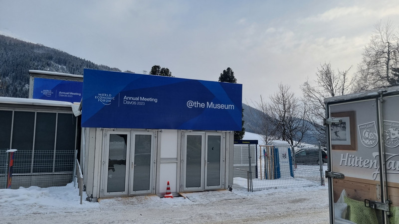 Einen Tag nach Ende des World Economic Forum in Davos.