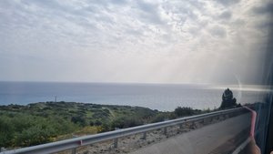 Fahrt mit dem Bus von Larnaca nach Pafos.