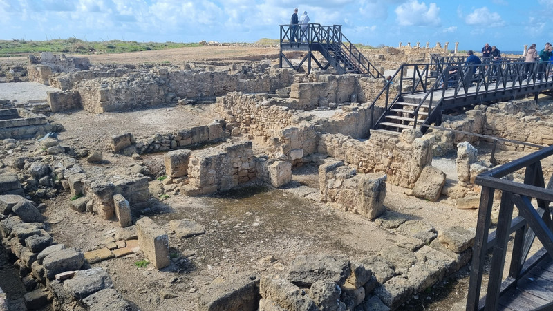 In der archäologischen Anlage Nea Pafos.