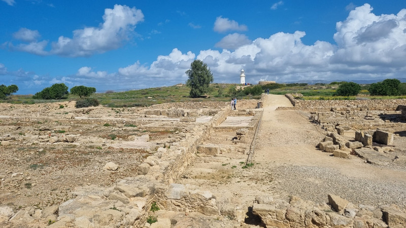 In der archäologischen Anlage Nea Pafos.