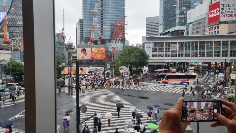 Die Shibuja Kreuzung.