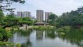 Im Shukkei-en Park von Hiroshima.