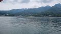 Fahrt zum Itsukushima-Schrein auf der Insel Miyajima.