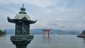 Fahrt zum Itsukushima-Schrein auf der Insel Miyajima.