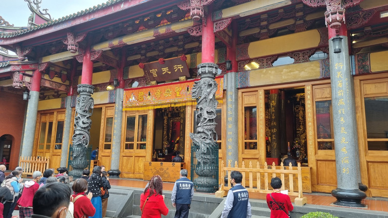 Der Xingtian Temple zum Abschluss in Taipeh.