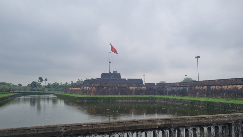 Besuch der Zitadelle von Hue.