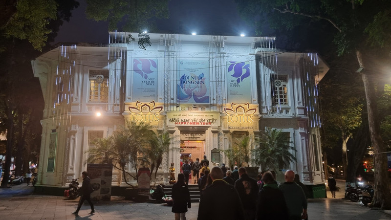 Wasserpuppen-Theater in Hanoi.