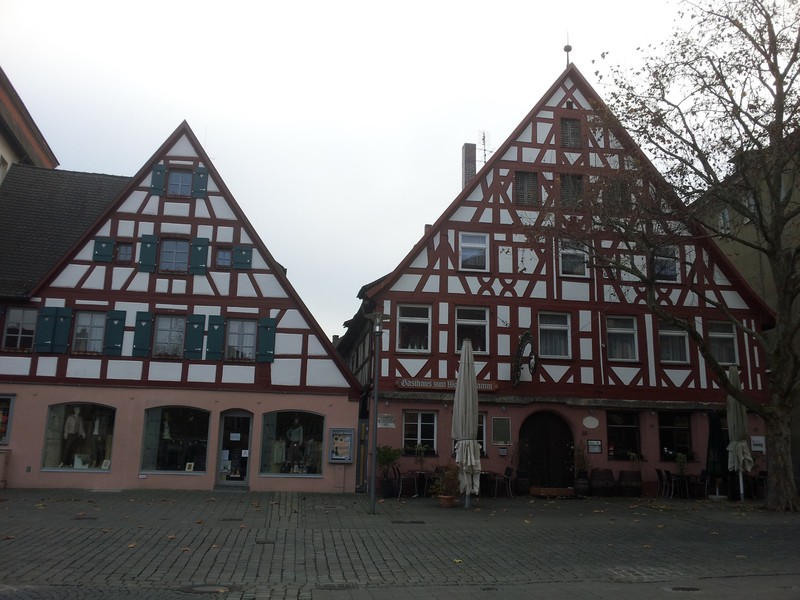 Alte Fachwerkhäuser.