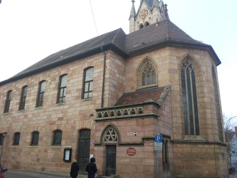 Die evangelische Spitalkirche.